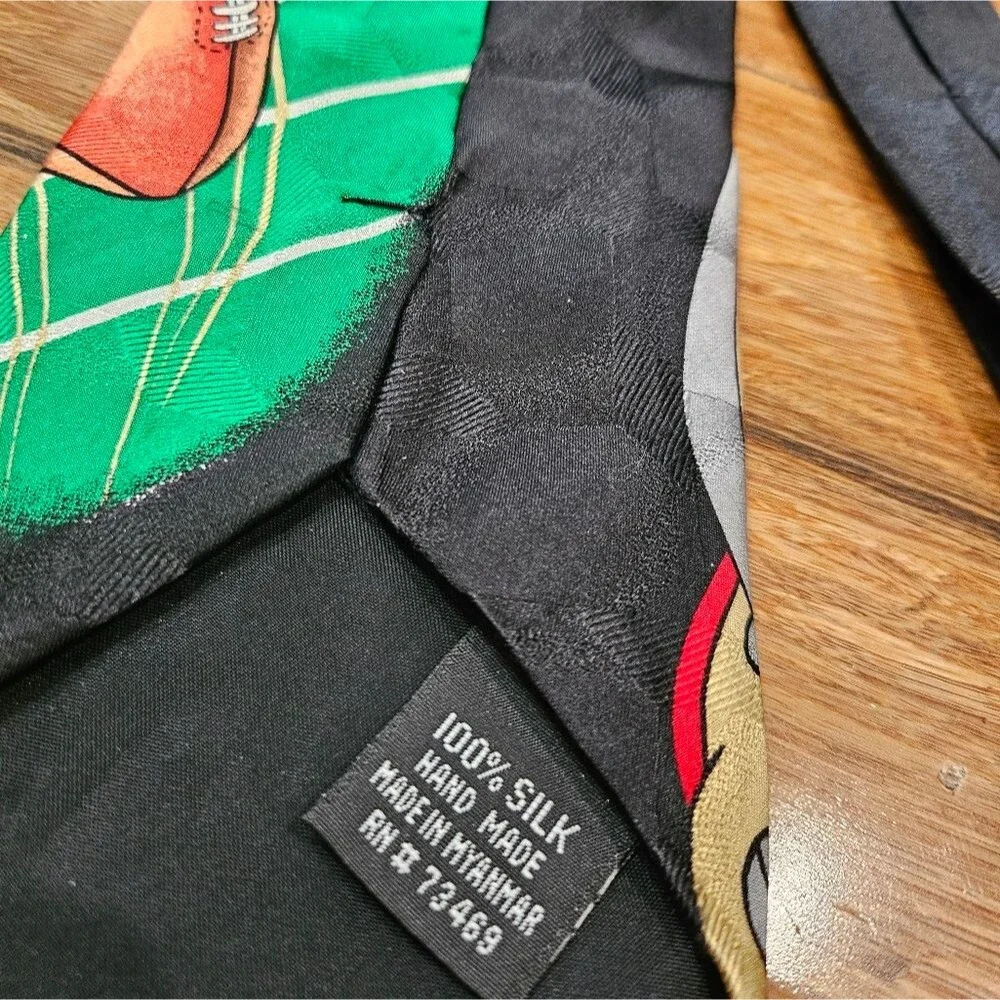 Vintage Looney Tunes 100% Silk Novelty Tie Bundle x 2 | Mens Professional Wear
